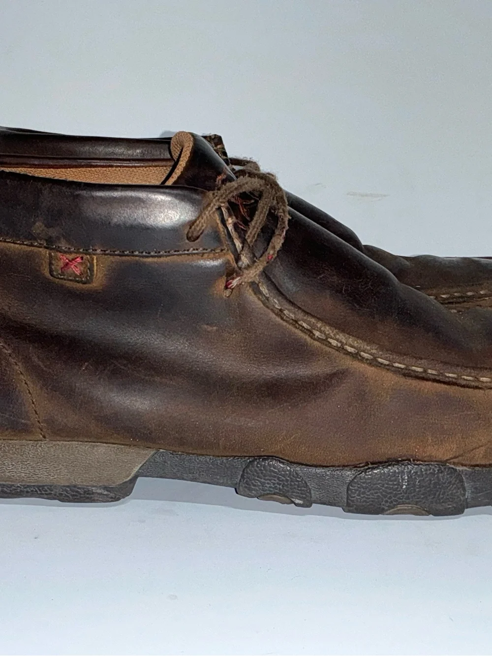 Steal Toe Safety Twisted X Men's Brown Leather Chukka Boots 9.5 western workwear